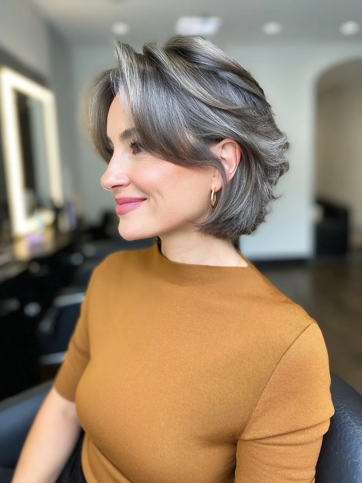 50 Stunning Layered Hairstyles for Women Over 40 - Hair Style Album